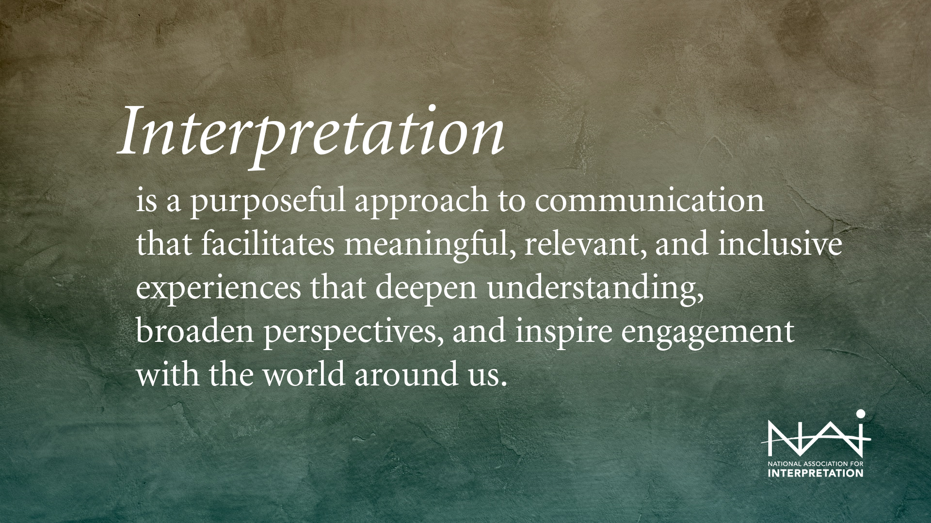 Interpretation Definition
